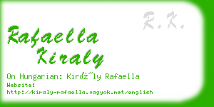 rafaella kiraly business card